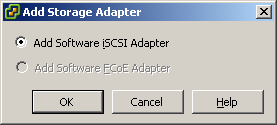 Enable software iSCSI support