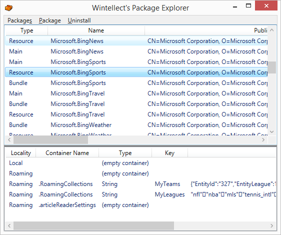 Wintellect’s Package Explorer utility.