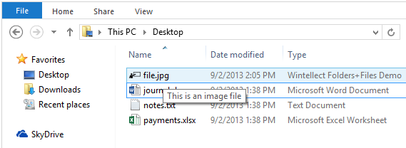 File Explorer showing file-type information for a .jeff file obtained from the app’s manifest.