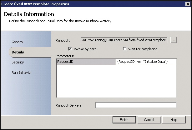 Invoke Runbook activity without waiting for completion.