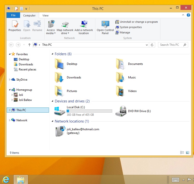 A screen shot of File Explorer.