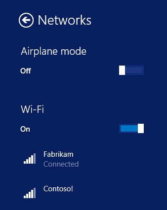You can now easily control wireless network interfaces.