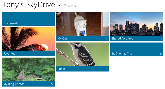 SkyDrive provides free cloud storage.