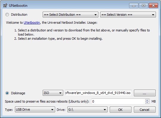 Use UNetbootin to create a bootable flash drive from an ISO file.