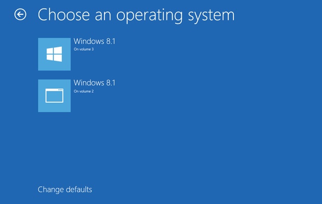 When you dual-boot, Windows prompts you to select which operating system to start.