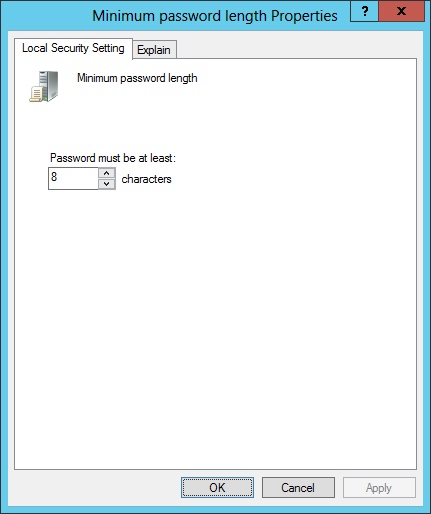 Use the Local Security Policy tool to require complex passwords for local accounts.