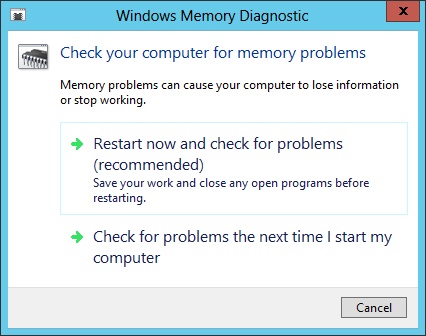 Use Windows Memory Diagnostics to test your memory.