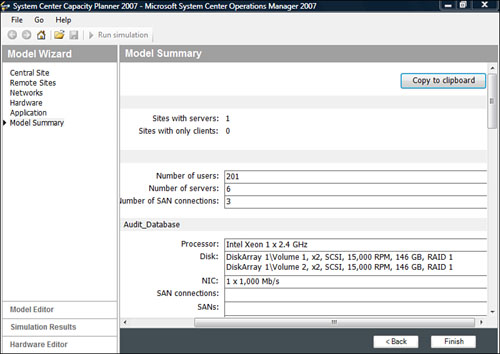 Operations Manager SCCP two-server configuration.