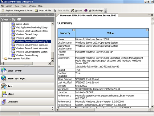 MP Studio document management pack.