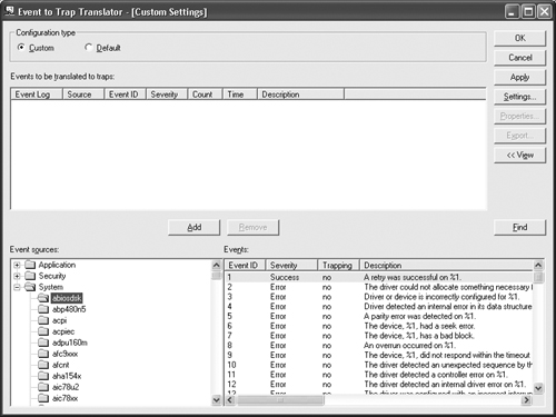 The Security Options folder contains policies that affect system processes.