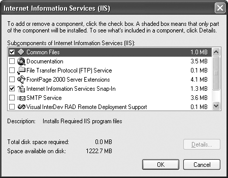 Windows XP provides a wealth of limited use IIS features you can use for practice.