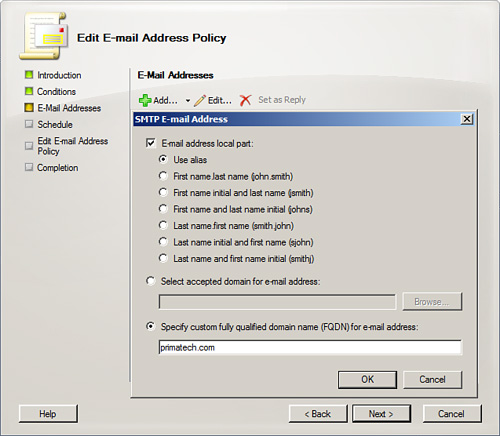 Altering your SMTP email address structure.