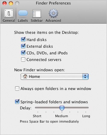 Understanding Finder Preferences