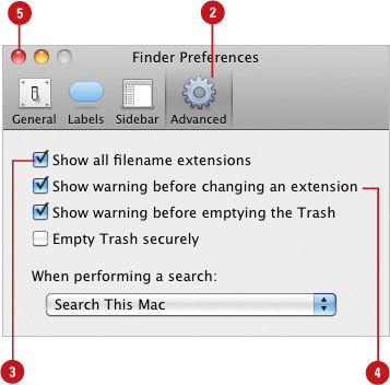 Show or Hide File Extensions