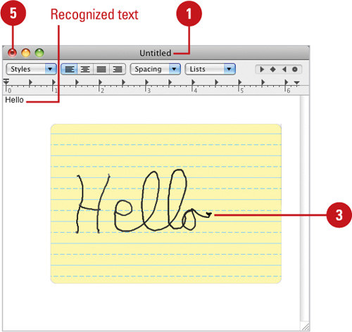 Insert Handwritten Text Anywhere into a Document