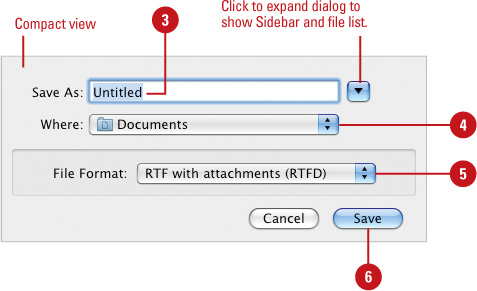 Save a Document as Rich Text or Microsoft Word