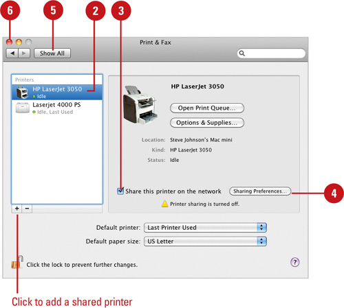 Share a Printer