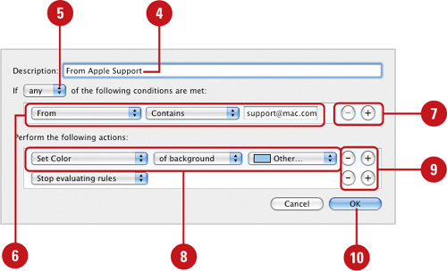 Set Rules for Incoming E-Mail