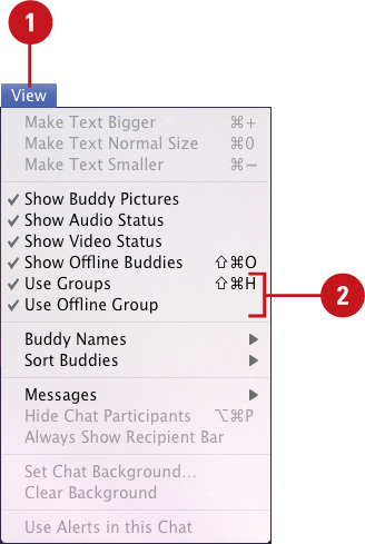 Turn On or Off the Use of Groups and Offline Groups