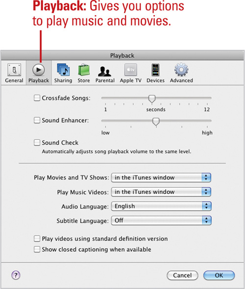 Setting iTunes Preferences