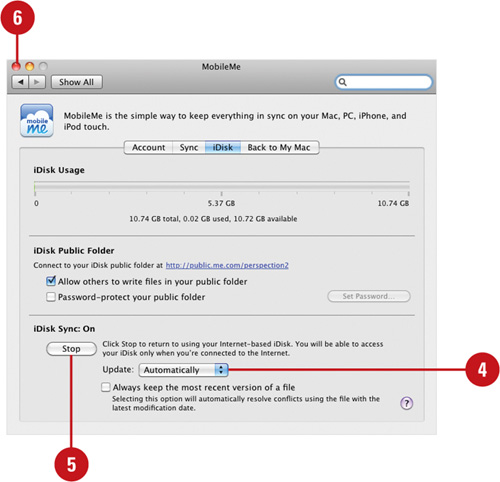 Create a Local iDisk Copy