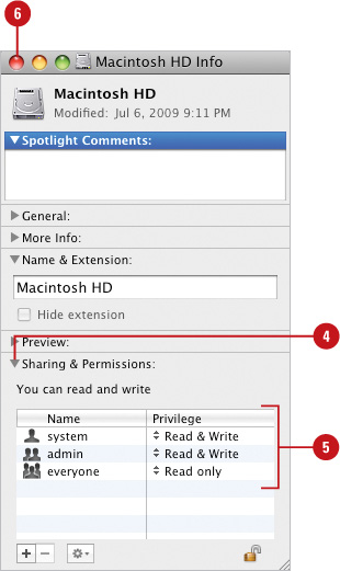 Set File Permissions