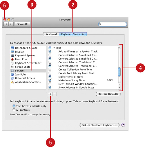 Change Services Preferences