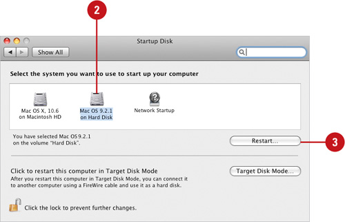 Restart with Mac OS 9