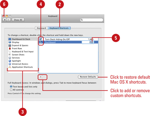 Customize Keyboard Shortcuts