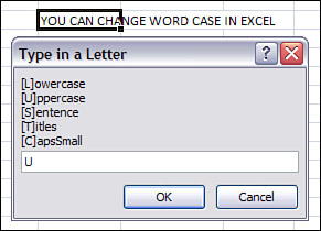 You can now change the case of words, just like in Word.