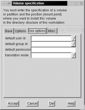 Miscellaneous options for local volume management