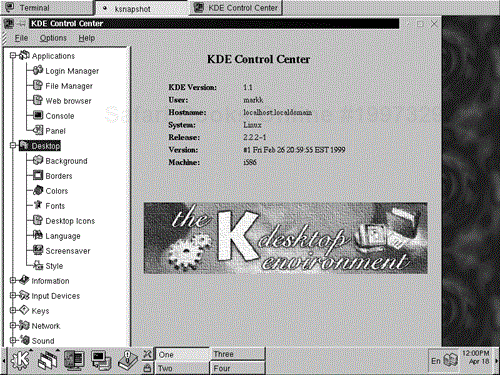 KDE Main Menu