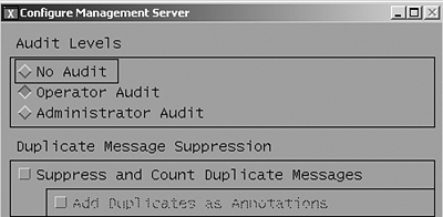 Server duplicate message suppression.OVO (OpenView Operations)management serverduplicate messagesmanagement servermessagesduplicates