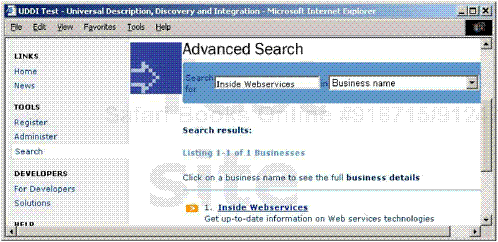 Successful search of a business with Microsoft UBR.