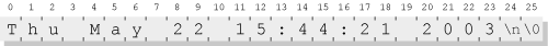 Return string from ctime() and asctime()