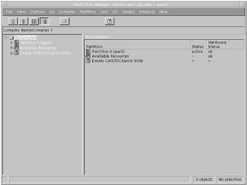 Host-based Partition Manager GUI.