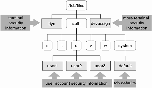 Structure of the TCB.