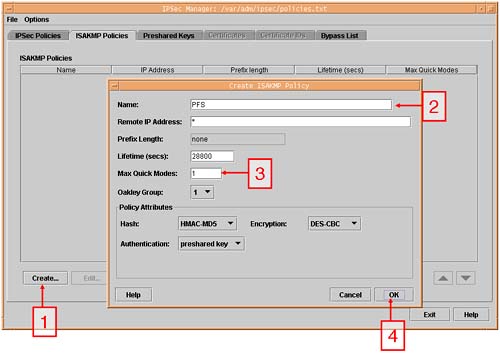 Setting up Perfect Forward Secrecy.