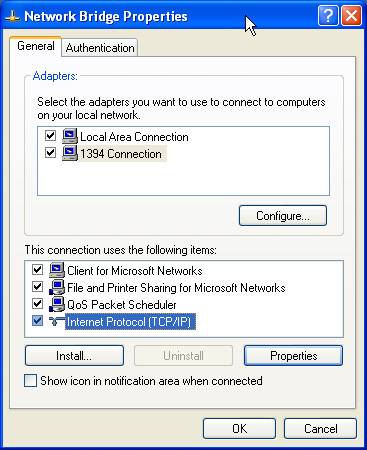 Network Bridge Configuration