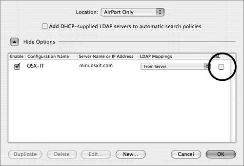 Clicking OK returns you to the LDAP plug-ins main dialog.