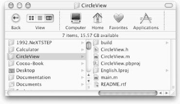 CircleView folder with files for the CircleView project