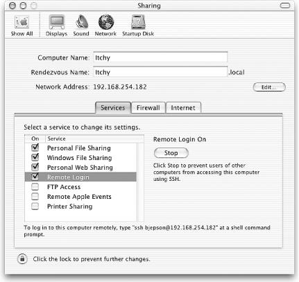Instructions for remote access to your Mac