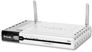 The D-Link DI-624 AirPlus Extreme G Wireless Access Point with Router (802.11b and 802.11g)