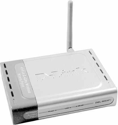 The D-Link AirPlus DWL-900AP+ Wireless Access Point with repeating function