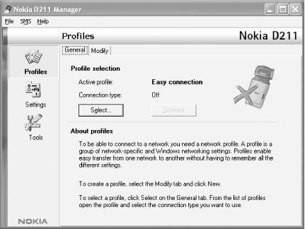 The Nokia D211 Manager