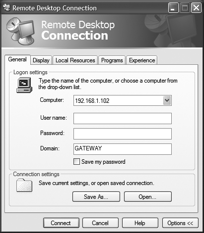 Opening a remote VNC session in GNOME on Fedora Core 3