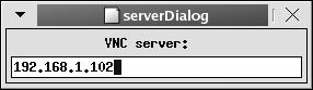 Logging on to a remote VNC desktop