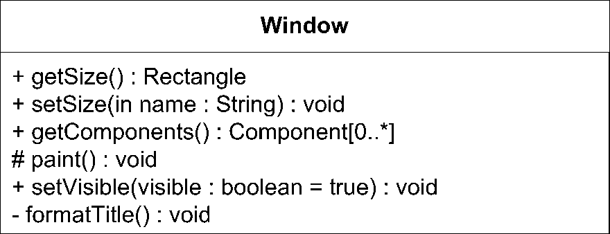 Example operations on a class