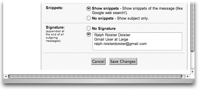 Even though any email recipient will get your e-address in your message headers, it’s not a bad idea to include your address in the signature file anyway. Putting it at the bottom of every message simply makes it easier for people to find.