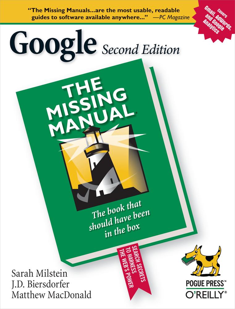 Google: The Missing Manual, 2nd Edition